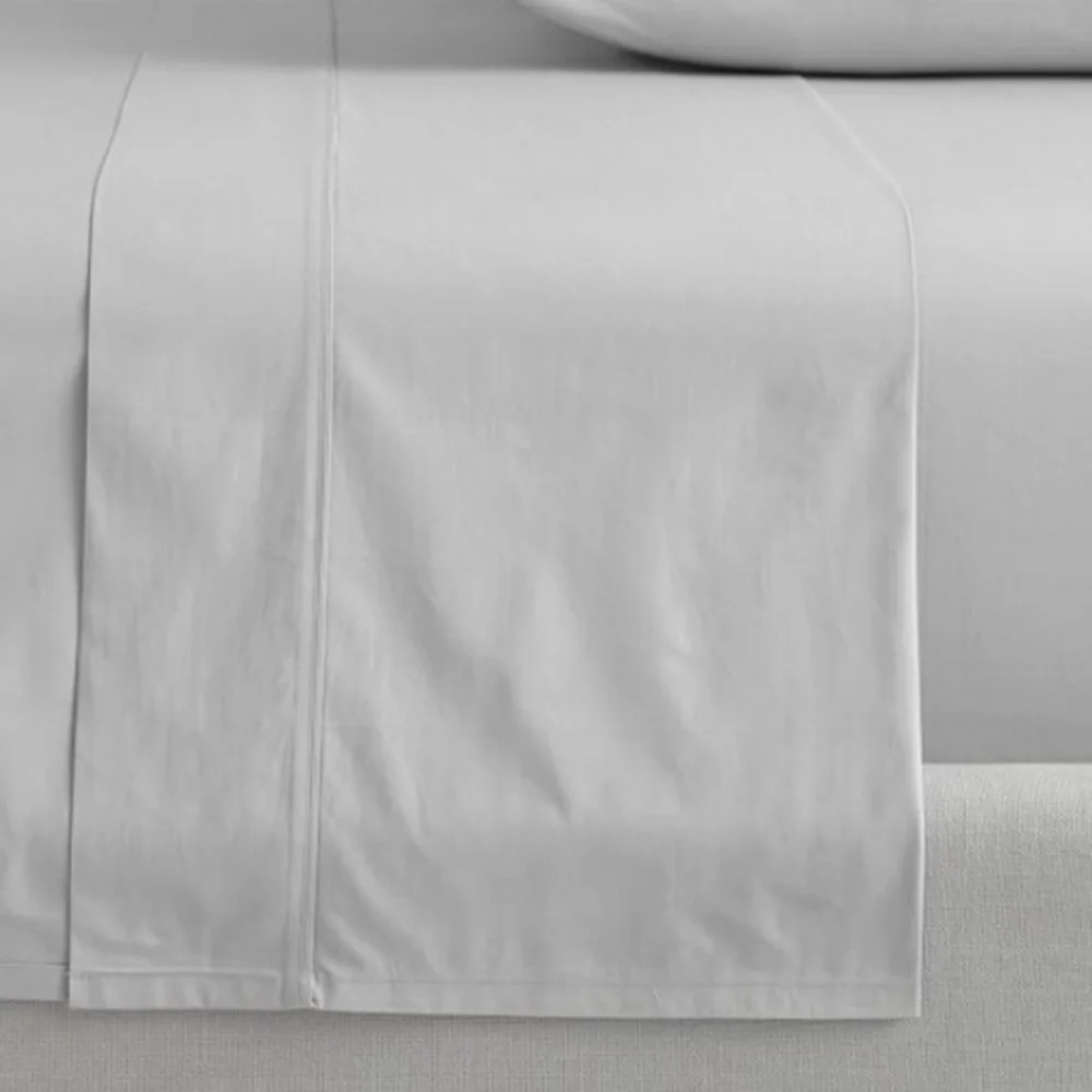 Pottery Barn Organic Cotton 400 TC Percale Gray Mist